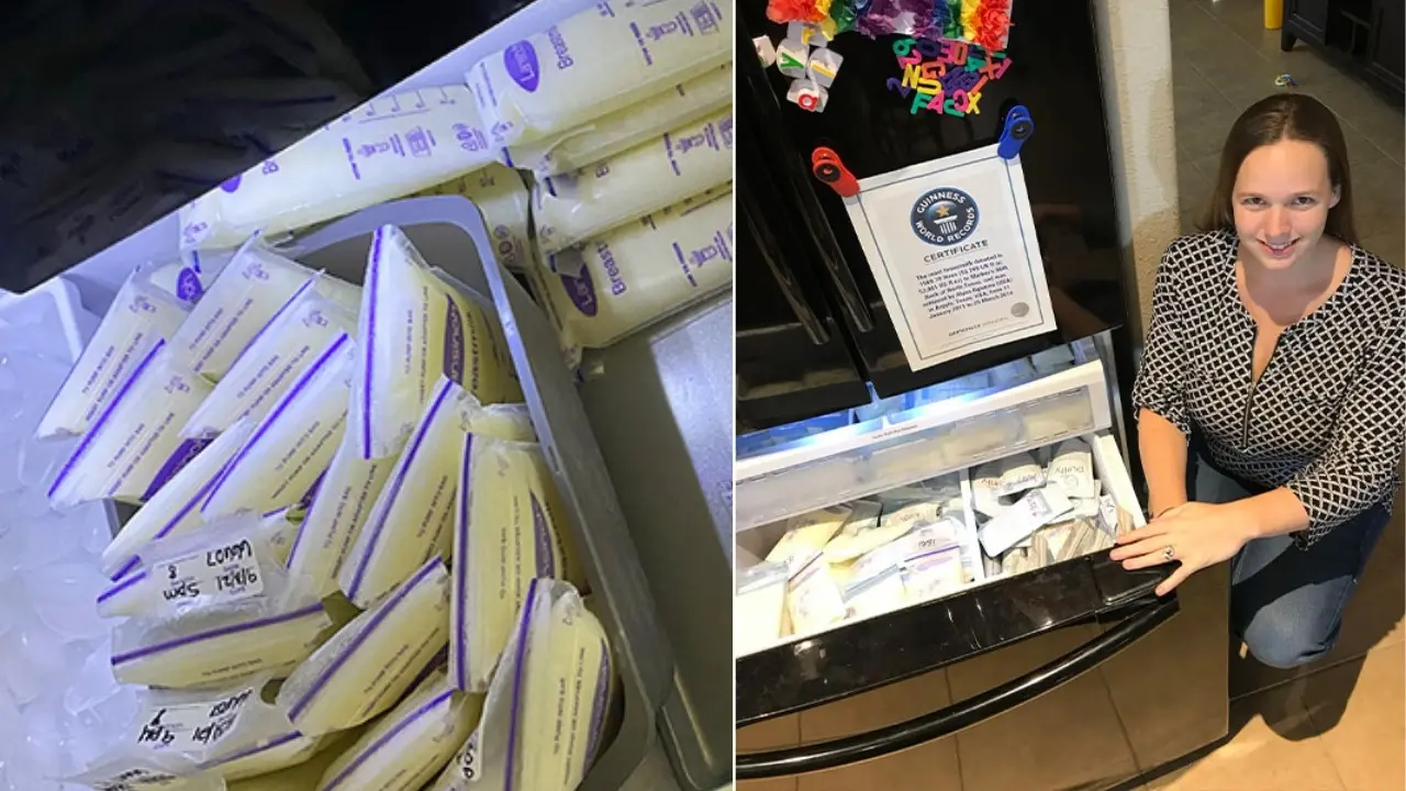 US Woman Breaks Own World Record By Donating Over 2,000 Litres of Breastmilk Woman Donated Milk