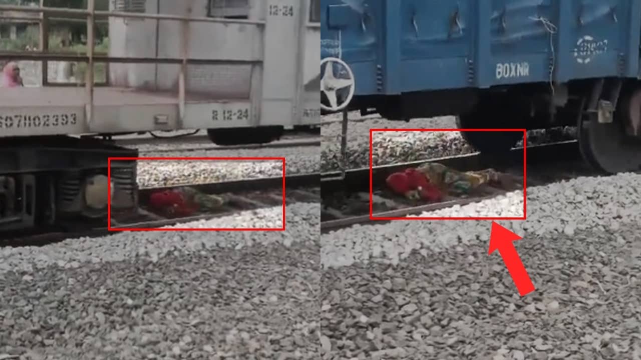 Video: Woman Miraculously Escapes Unhurt as Train Passes Over Her in ...