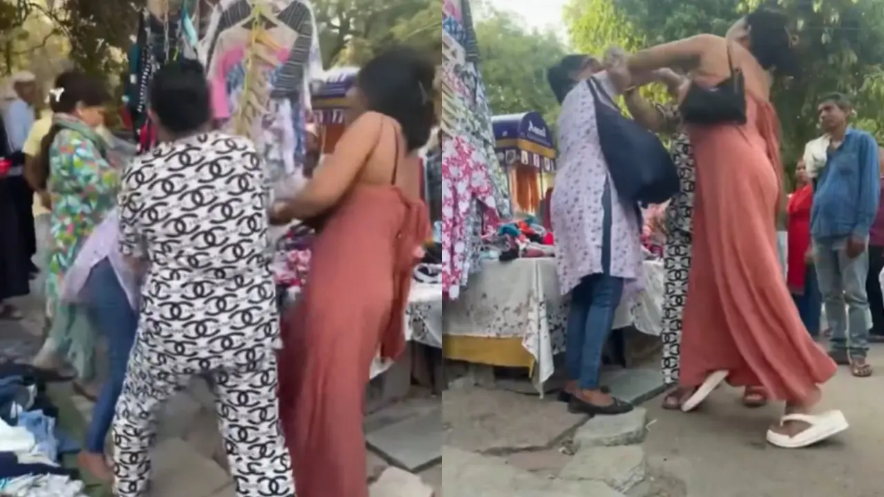 Women fight viral video