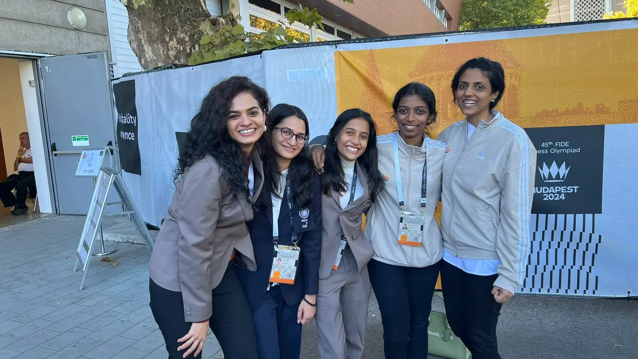 India Completes Historic Double as Women's Team Also Secures Gold Medal At 45th FIDE Chess Olympiad Women's Team Claims Historic Gold in Chess Olympiad