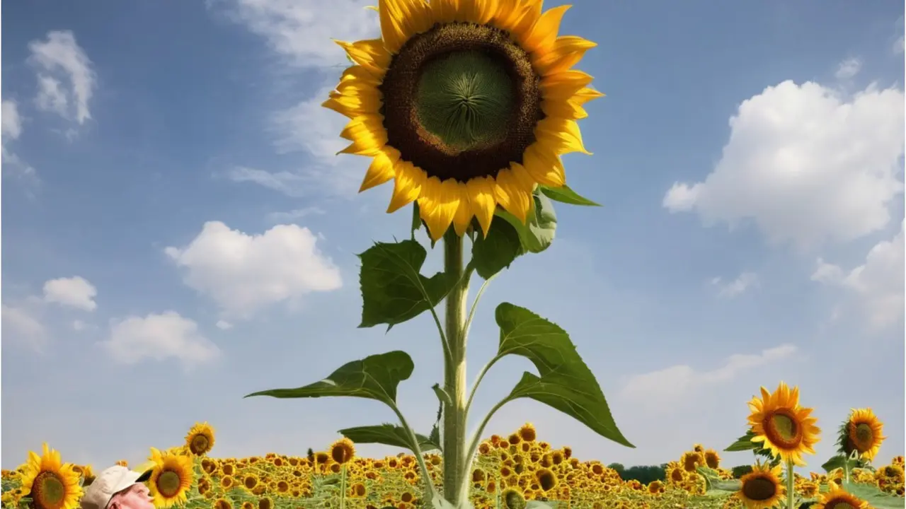Have You Seen World's Tallest 35-Feet Sunflower? You Won’t Believe Where It’s Blooming. Picture Inside World's Tallest Sunflower