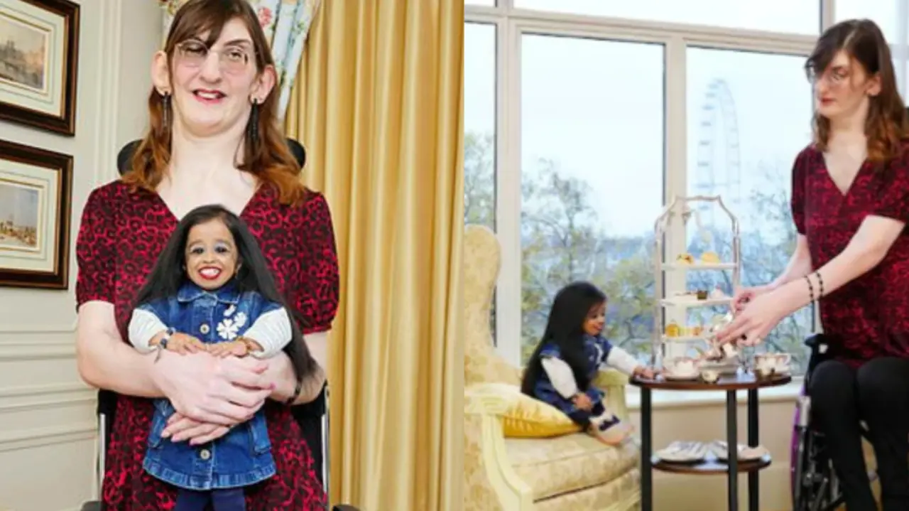 Viral Video: World’s Shortest Woman Meets Tallest Woman For The First Time in London World’s Shortest Woman Meets Tallest Woman For The First Time in London