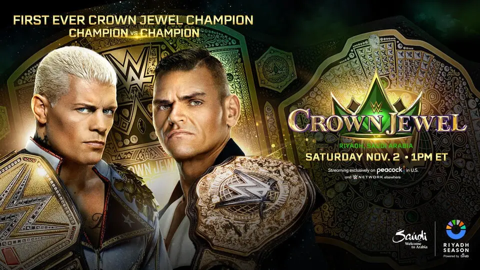 WWE Crown Jewel Live Streaming: Full Match Card, Timings, Venue & Other Details You Need To Know WWE Crown Jewel Poster