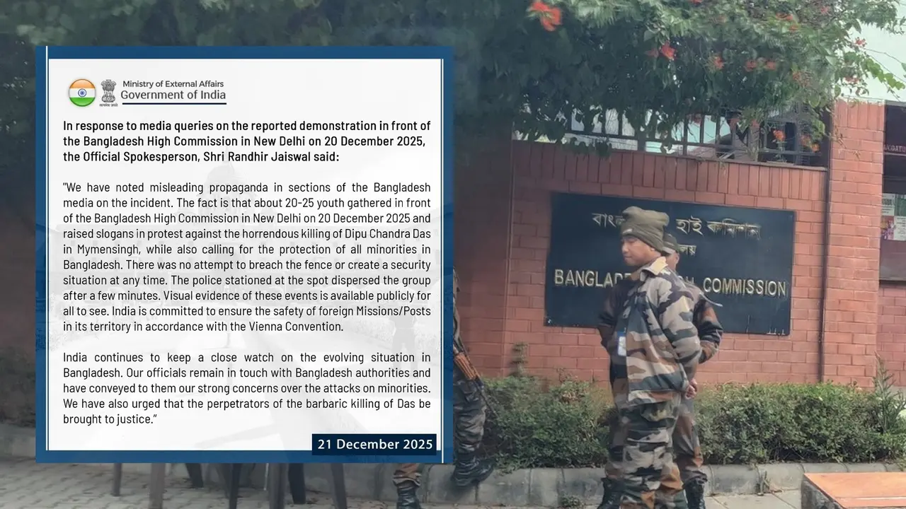 'Misleading Propaganda... No Attempt To Breach Fence': India Rejects Media Reports On Protest Outside Bangladesh High Commission X