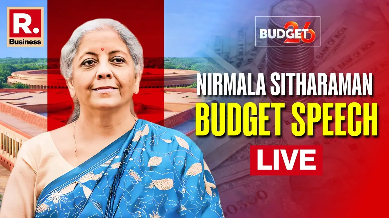 Nirmala Sitharaman Union Budget 2026 Speech LIVE: Finance Minister Arrives At Parliament With 'Digital Bahi-Khata' Ahead Of Record 9th Speech X