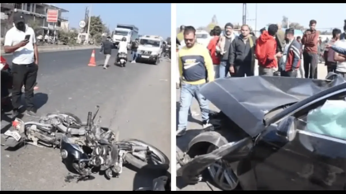 Madhya Pradesh: Father, Son Among Three, On Way To Distribute Wedding Cards Killed, As Speeding Audi Rams Into Bike X