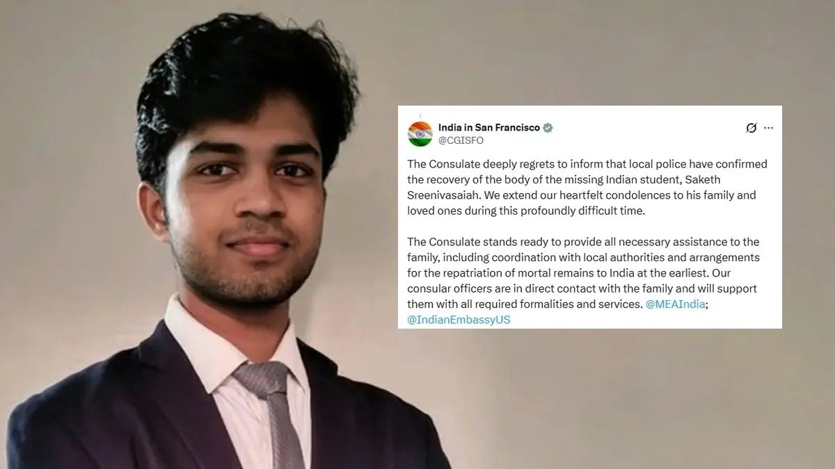 Indian Student From Karnataka Saketh Sreenivasaiah Found Dead In California 6 Days After He Went Missing X
