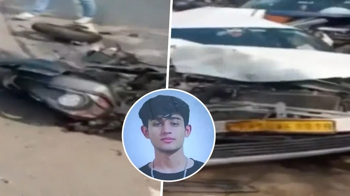 'Reel' Stunt Turns Fatal: CCTV Captures Chilling Aftermath After Speeding Scorpio Driven By Unlicensed Minor Crushes 23-Year-Old In Dwarka X