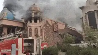 Fire Engulfs Gurugram’s Iconic Kingdom of Dreams in Sector 29 Kingdom of dreams