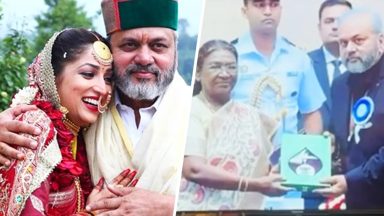 I Am Such A Proud Daughter: Yami Gautam Pens Note For Father As He Receives Maiden National Award Yami Gautam pens a note for father's National award