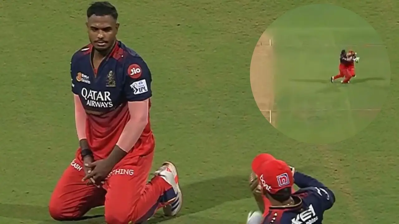 IPL 2025: Yash Dayal and Jitesh Sharma Involved in Comedy of Errors as Simple Catch Goes Begging Due to Lack of Calling Yash Dayal and Jitesh Sharma