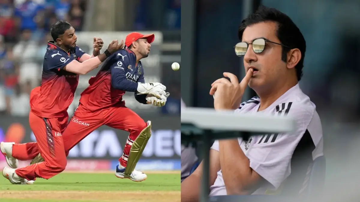 Yash Dayal, Jitesh Pillai and Gautam Gambhir