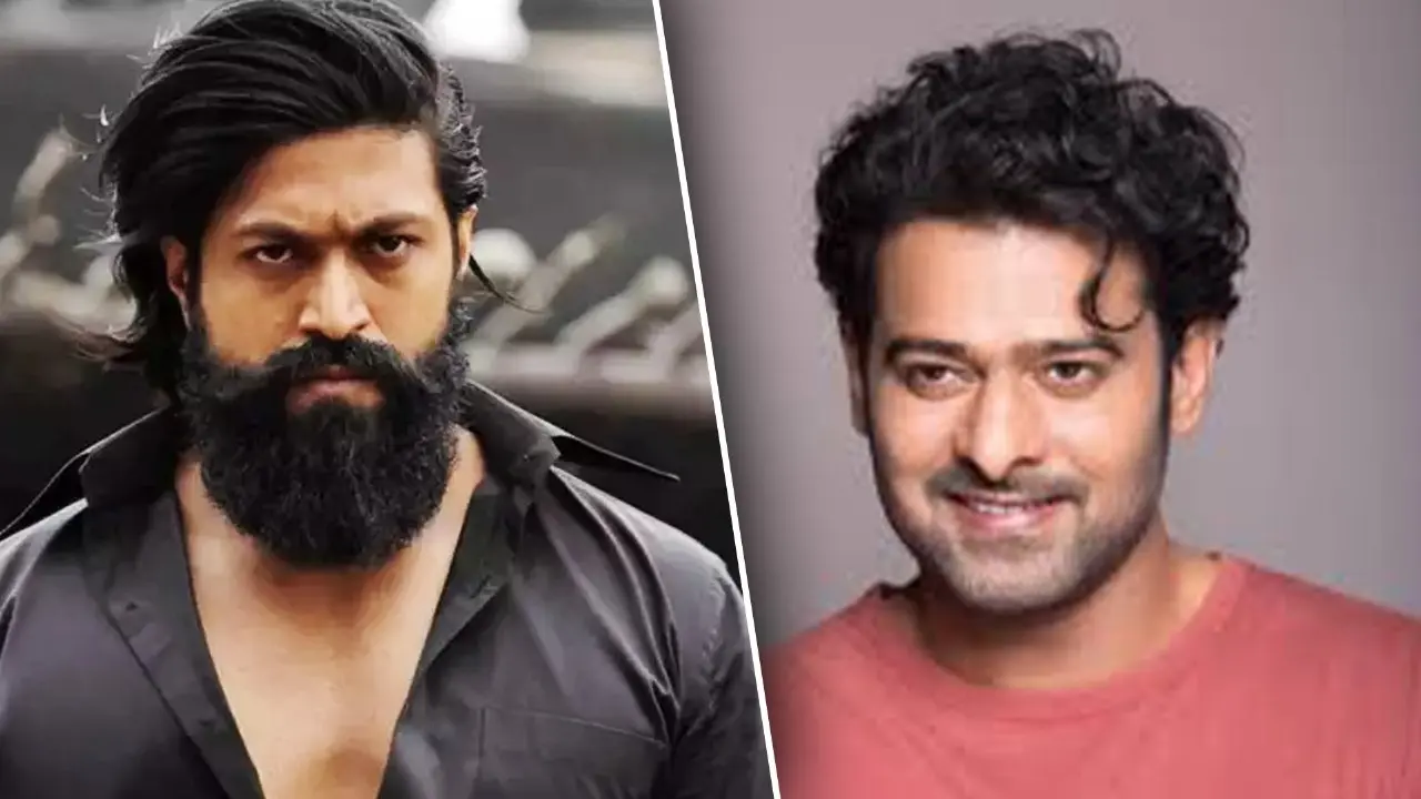 Yash (L), Prabhas