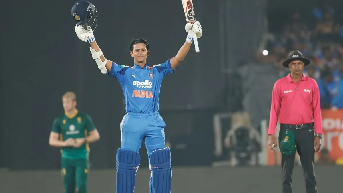 yashasvi jaiswal first hundred in odi becomes 6th indian in 100 in all three formats