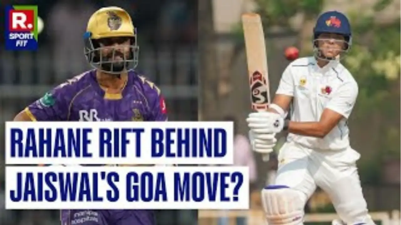 Yashasvi Jaiswal Kicked Ajinkya Rahane's Kit Bag 