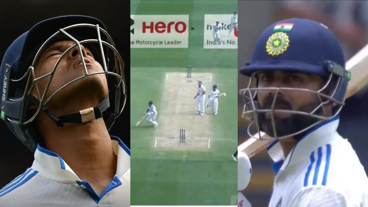 Yashasvi Jaiswal Run Out, Virat Kohli