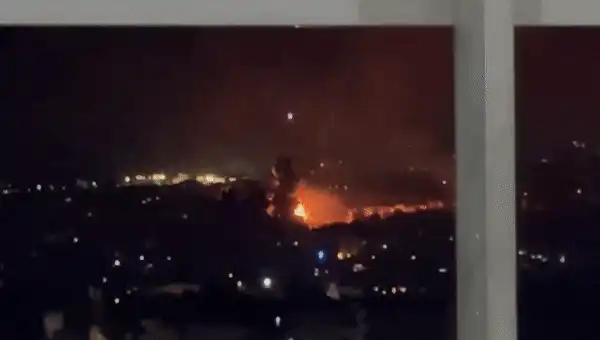 Israeli Airstrike on North Lebanon