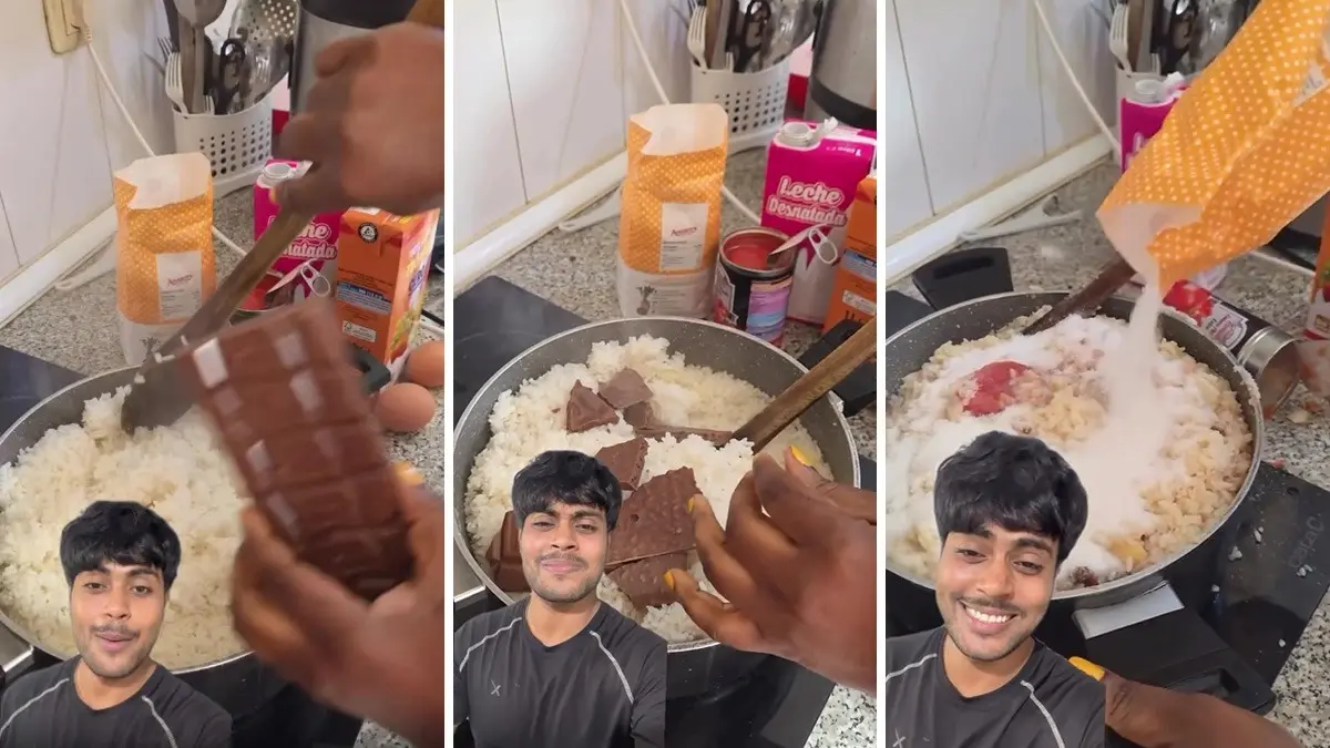 'Ye Kon Khaara Hai Bhai': Foodies Shocked Over Bizarre Chocolate, Tomato, Milk, Egg & Rice Recipe, Video Goes Viral