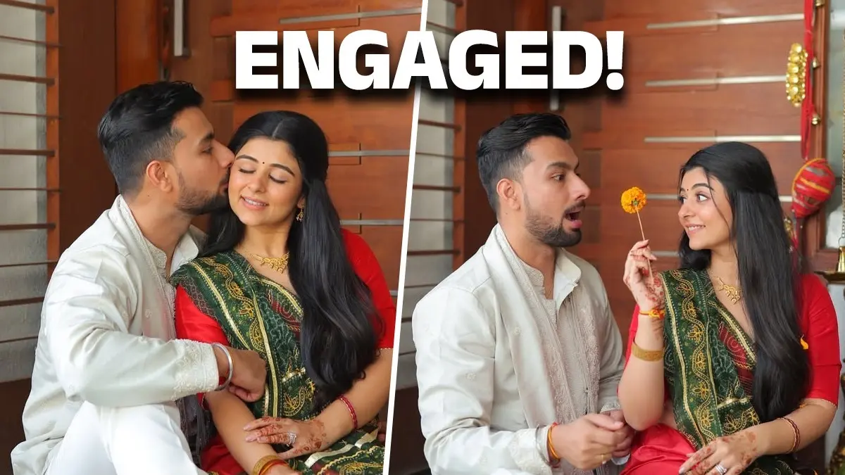 Yesha Rughani and Narinder Singh got engaged on February 3