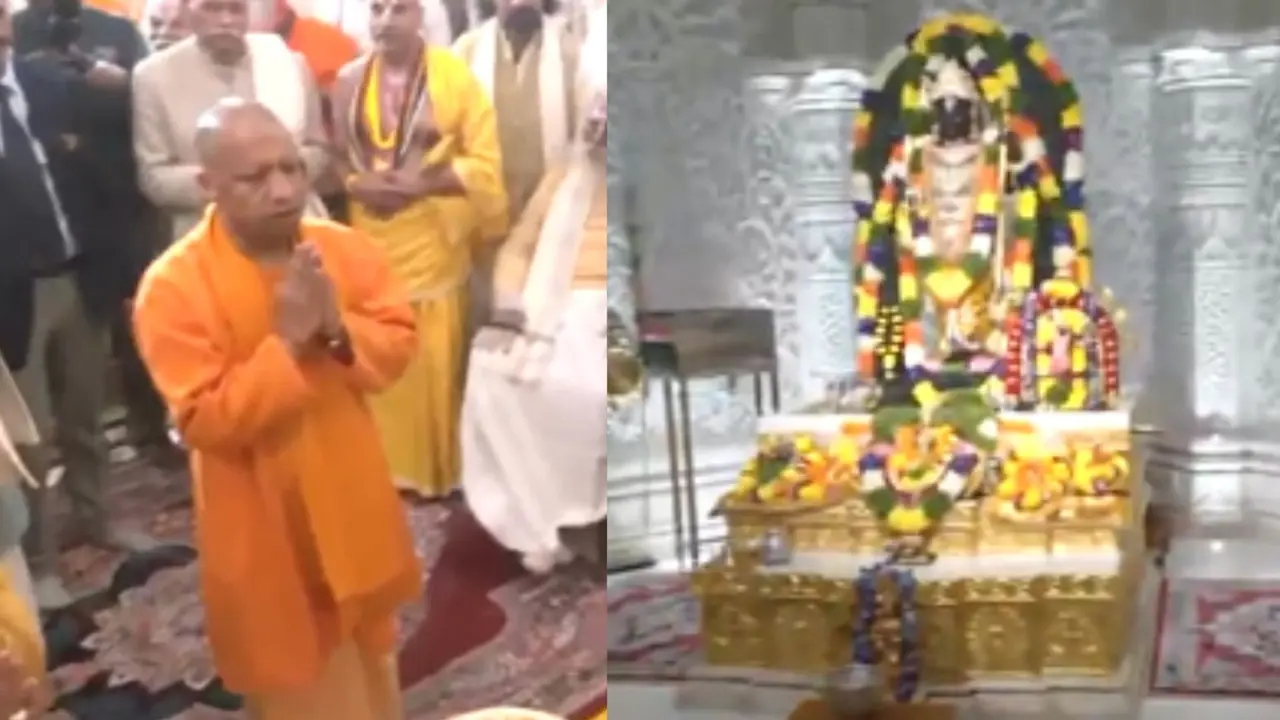 Ram Mandir Pran Pratishtha Anniversary: Yogi Adityanath Says PM Modi Ended 500-Year Wait for Ayodhya Yogi AdityaNath