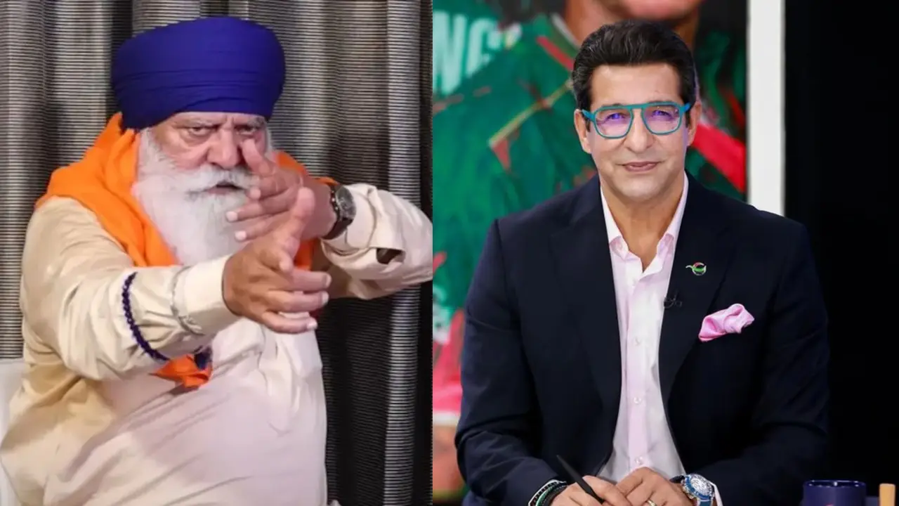 Yograj Singh and Wasim Akram