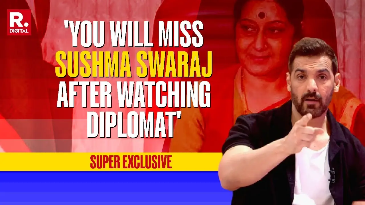 You Will Miss Sushma Swaraj After Watching The Diplomat: John Abraham | EXCLUSIVE You Will Miss Sushma Swaraj After Watching The Diplomat," Says John Abraham