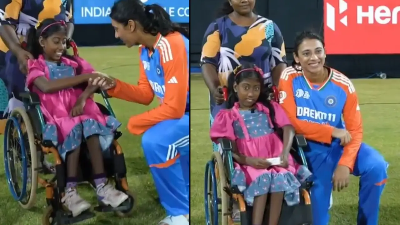 Young Fan's Viral Encounter with Cricket Star Smriti Mandana