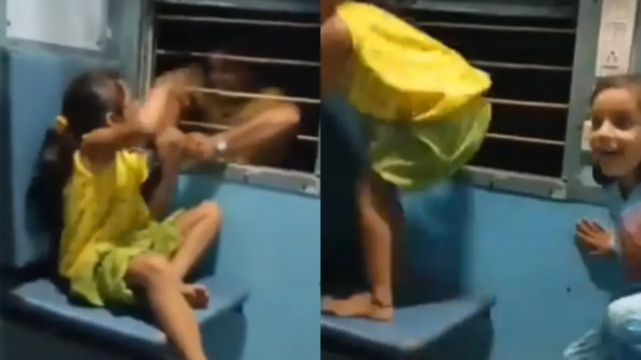 Viral Video Shows Thief Stealing Mobile Phone Through Train Window | Watch Girl's Phone Stolen From Train Window