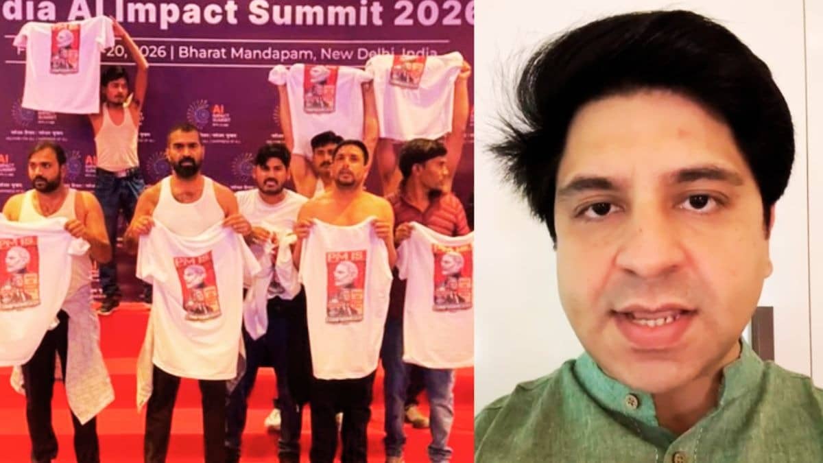Youth congress organises shirtless protest at India AI Impact Summit 2026