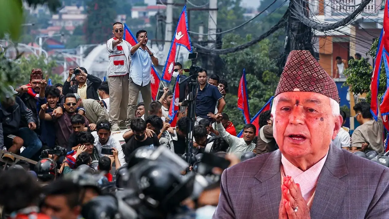 Youth Demand Live Broadcast of President–Military Crisis Talks Amid Voilent Nepal Protests Youth Demand Live Broadcast of President–Military Crisis Talks Amid Voilent Nepal Protests