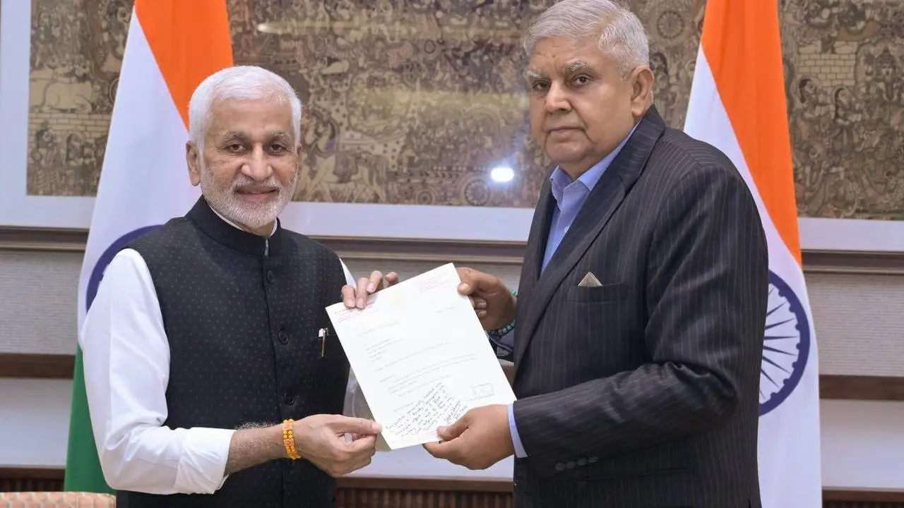 YSR Congress MP Vijayasai Reddy resignation from Rajya Sabha