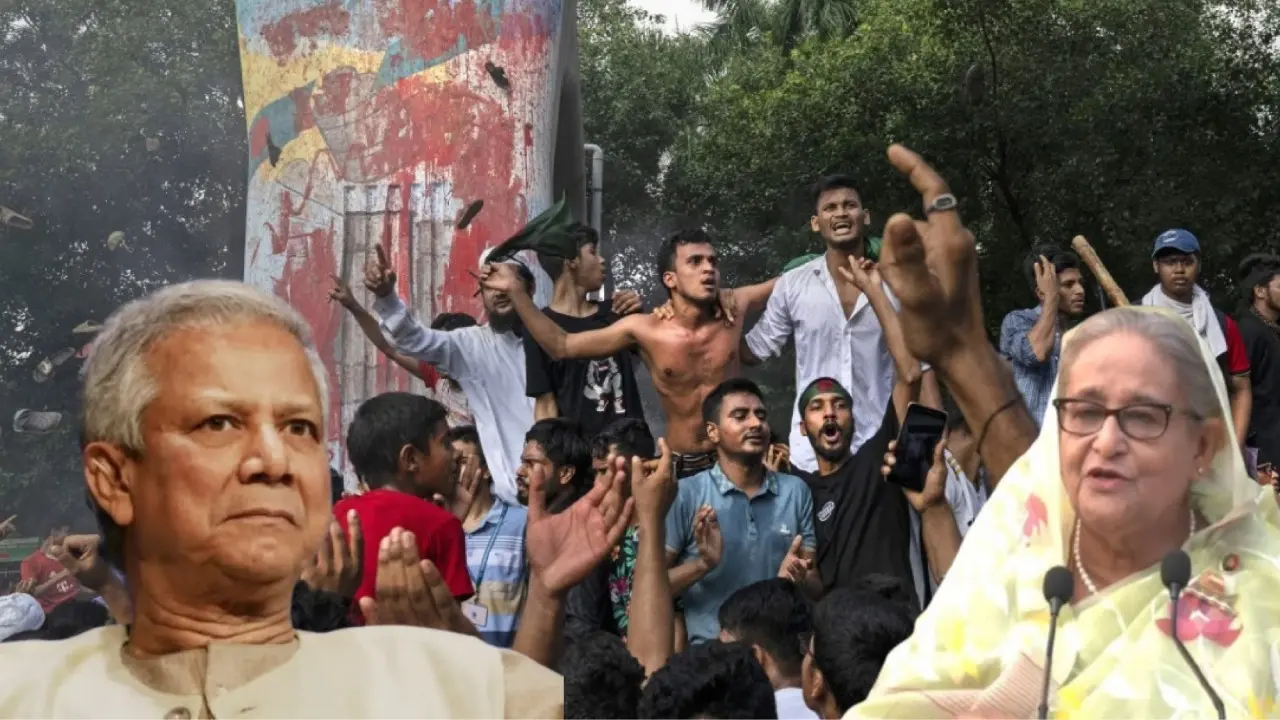 Yunus Calls 'Students Uprising' a 'Coup' That Led to Hasina's Ouster