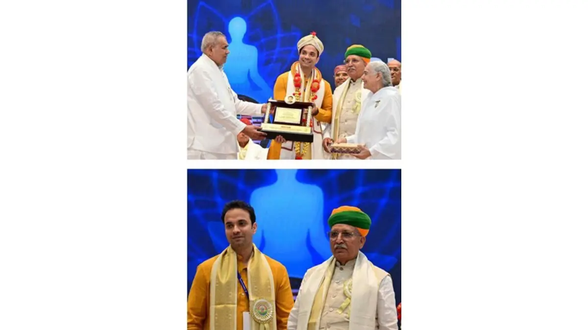 Yuva Unstoppable's Founder & Viksit Bharat Ambassador Amitabh Shah Honored With Global Guardians Of Humanity Award 2025-26