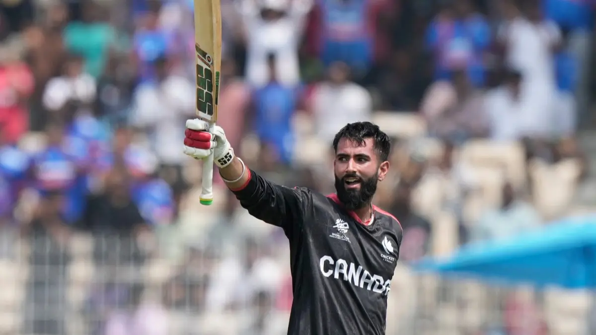 Canada's Yuvraj Samra Etches Memorable T20 World Cup Milestone With Composed Batting Against New Zealand Yuvraj Samra