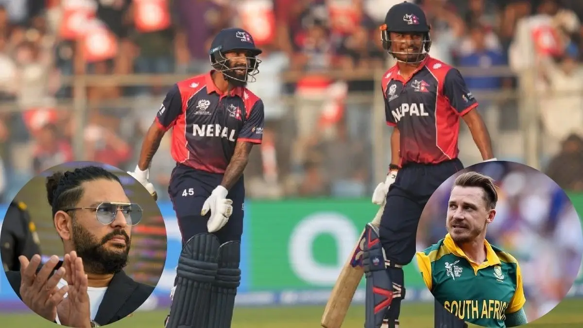 ENG vs NEPAL: T20 वर्ल्ड कप में नेपाल का बेहतरीन प्रदर्शन देख डेल स्टेन ने कर दी ये पेशकश, युवराज सिंह ने भी बांधे तारीफों के पुल yuvraj singh to dale steyn was thrilled by Nepal excellent performance in t20 world cup