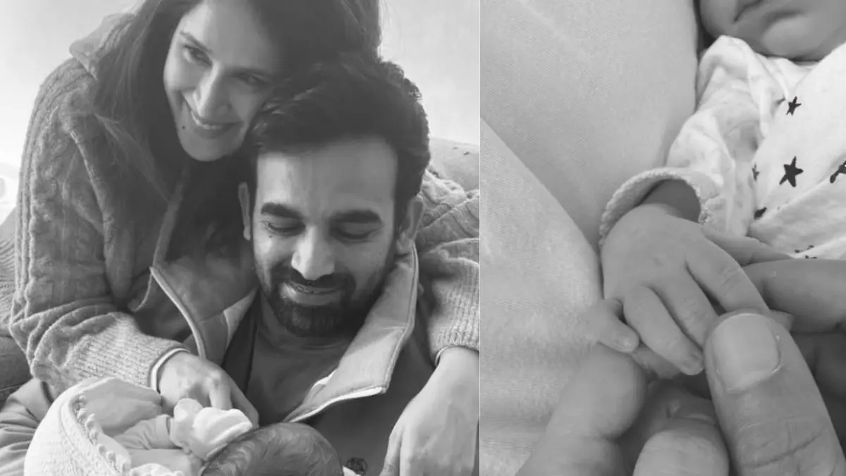 zaheer khan becomes father wife Sagarika Ghatge gives birth to baby boy name fatehsinh khan
