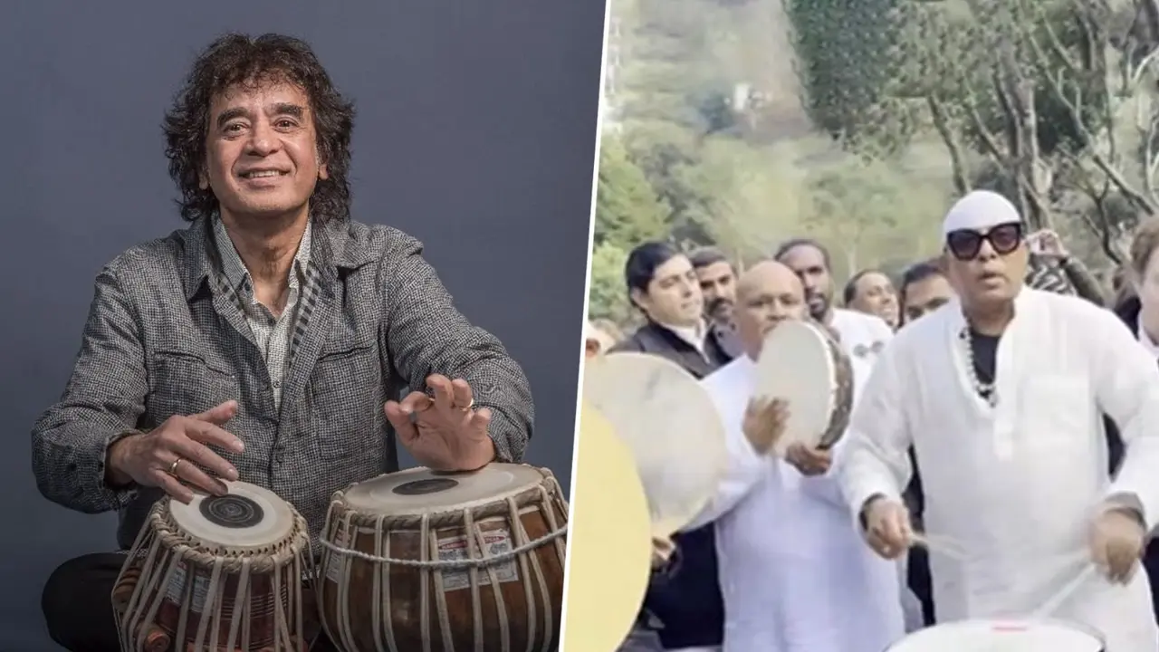 Zakir Hussain Funeral: Sivamani Plays Drums With Ustad's Fans At San Francisco Cemetery | Watch Zakir Hussain's funeral held in San Francisco