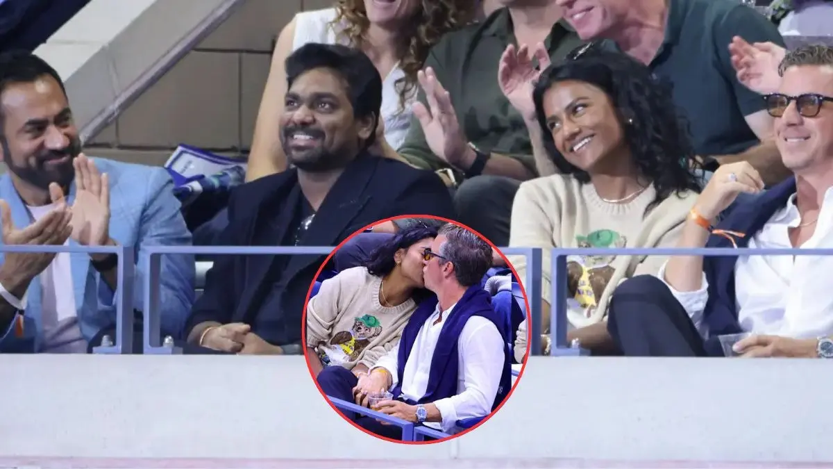 Zakir Khan, Simone Ashley at US Open