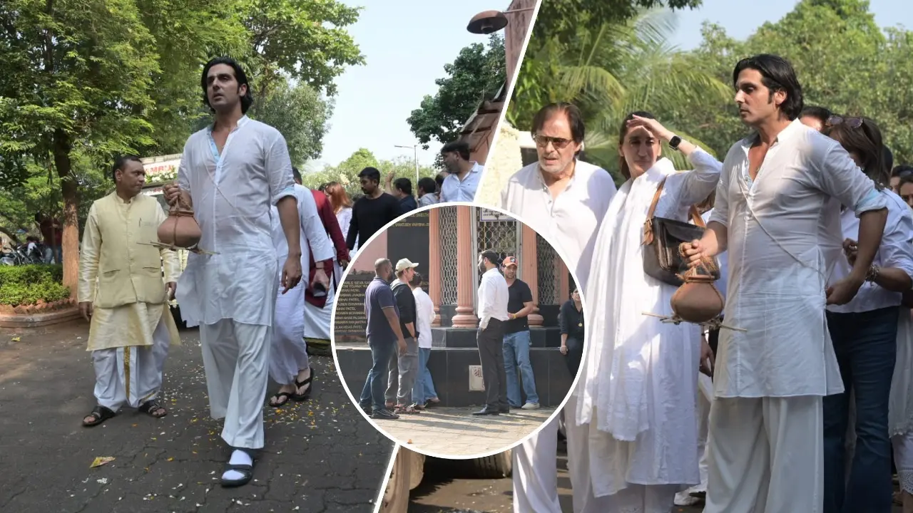 Zarine Khan's Funeral: Emotional Zayed, Sussanne And Sanjay Khan Perform Last Rites, Hrithik Roshan-Saba Azad, Aly Goni-Jasmin Bhasin, Kajol, Rani Mukerji And Others Offer Condolences Zarine Khan was laid to rest at Juhu crematorium on November 7