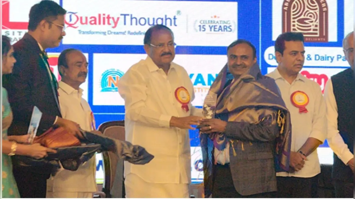 Zee5 2025 Achievers Award: Spryple CEO Dr. Boora Venkateswarlu Honored For Outstanding Contributions To SMEs Zee5 2025 Achievers Award: Spryple CEO Dr. Boora Venkateswarlu Honored for Outstanding Contributions to SMEs