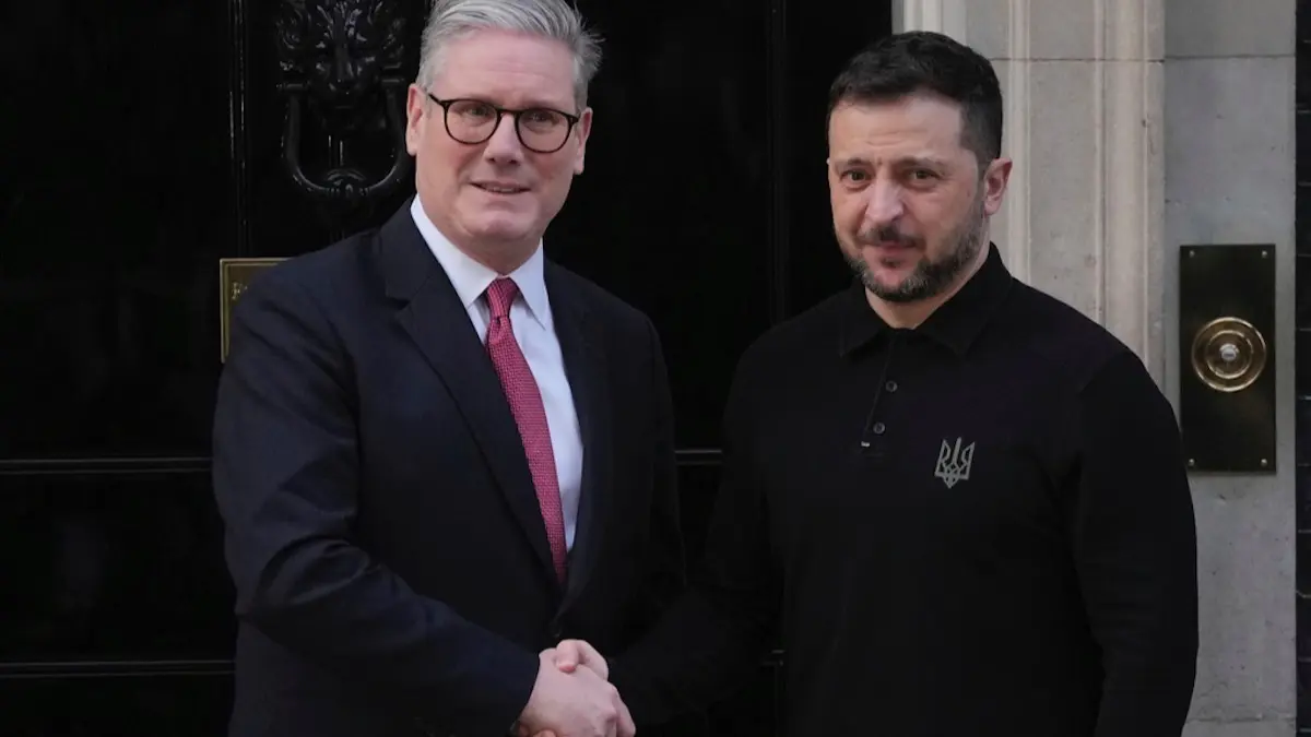 Zelenskyy, Keir Starmer, London
