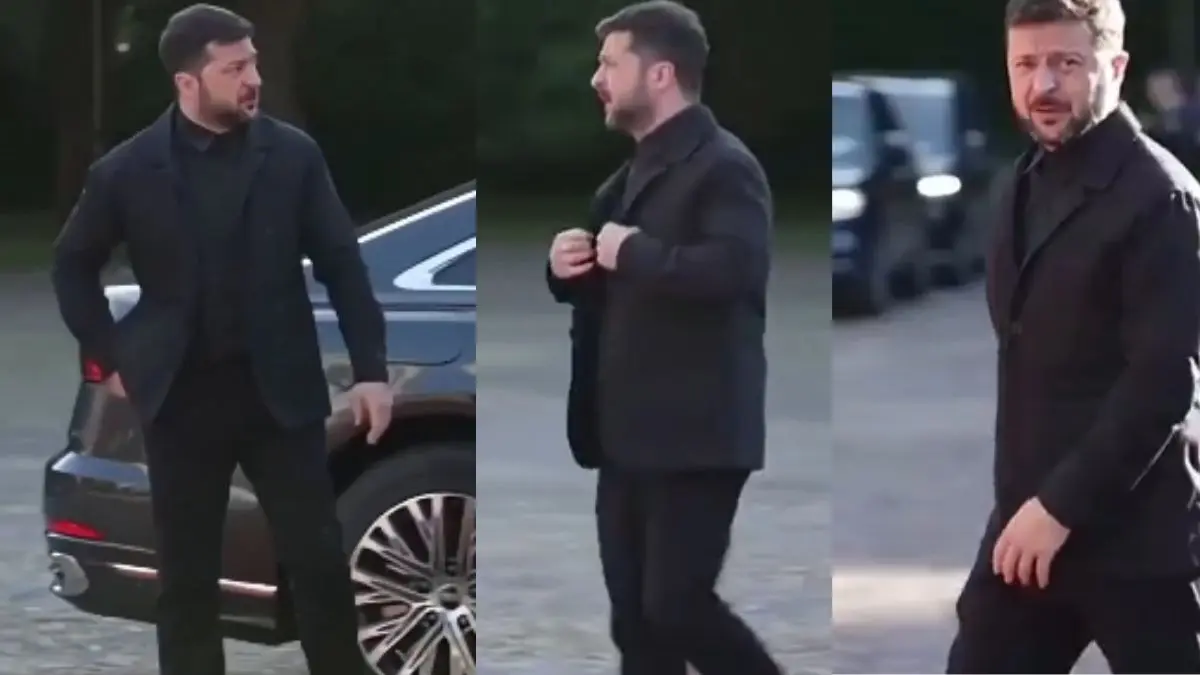 Zelenskyy Suits Up for NATO Dinner Months After Suit Altercation at Oval Office, Internet Erupts Zelenskyy Suits Up for NATO Dinner Months After Suit Altercation at Oval Office, Internet Erupts