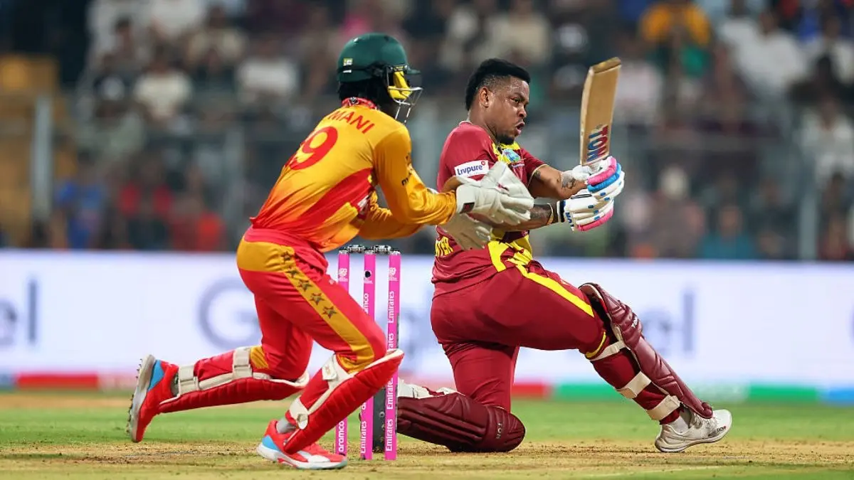 ZIM vs WI: वेस्टइंडीज के बल्लेबाजों ने बरपाया कहर, जिम्बाब्वे के खिलाफ ठोके 254 रन; शिमरन हेटमायर ने उड़ाया गर्दा Zimbabwe vs West Indies Super 8
