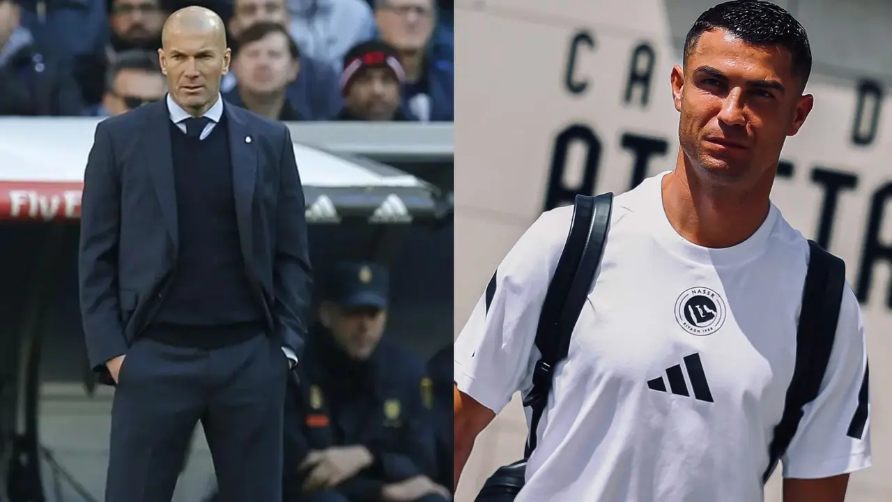 Zinedine Zidane and Cristiano Ronaldo in Mexico? Not quite...