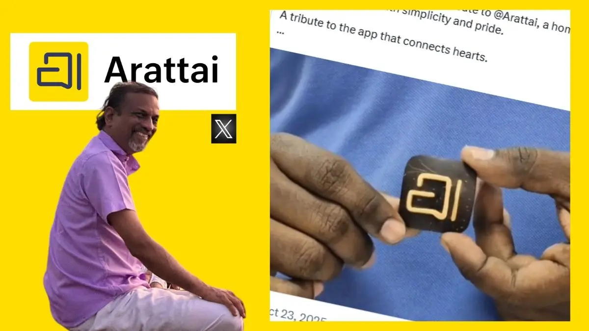 Zoho Founder Sridhar Vembu Acknowledges Handcrafted Arattai Logo Made from Coconut Shells