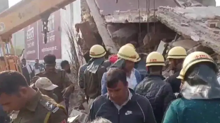 Building collapsed in Kota