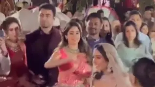 Jahnvi Kapoor at Radhika Merchant entry