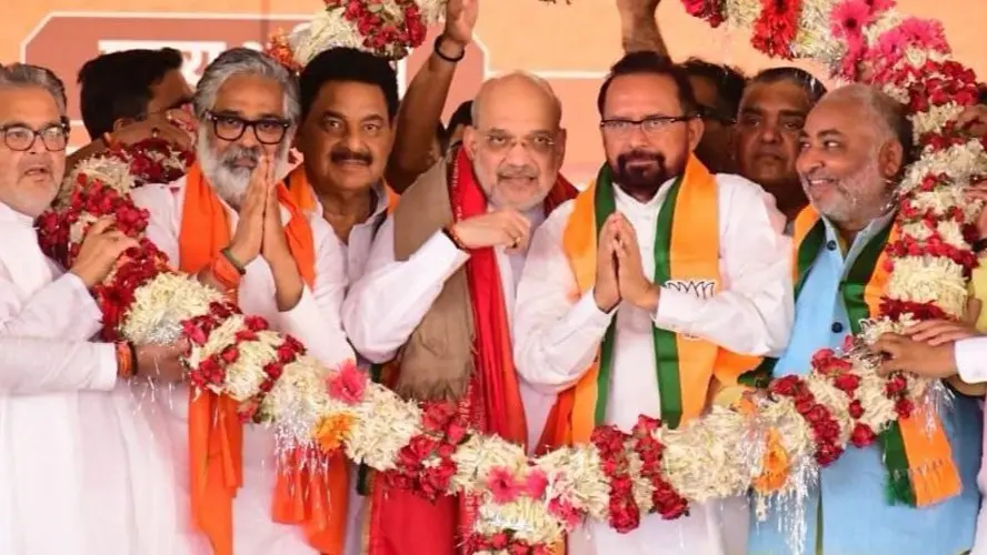 narad rai joins bjp amit shah presence