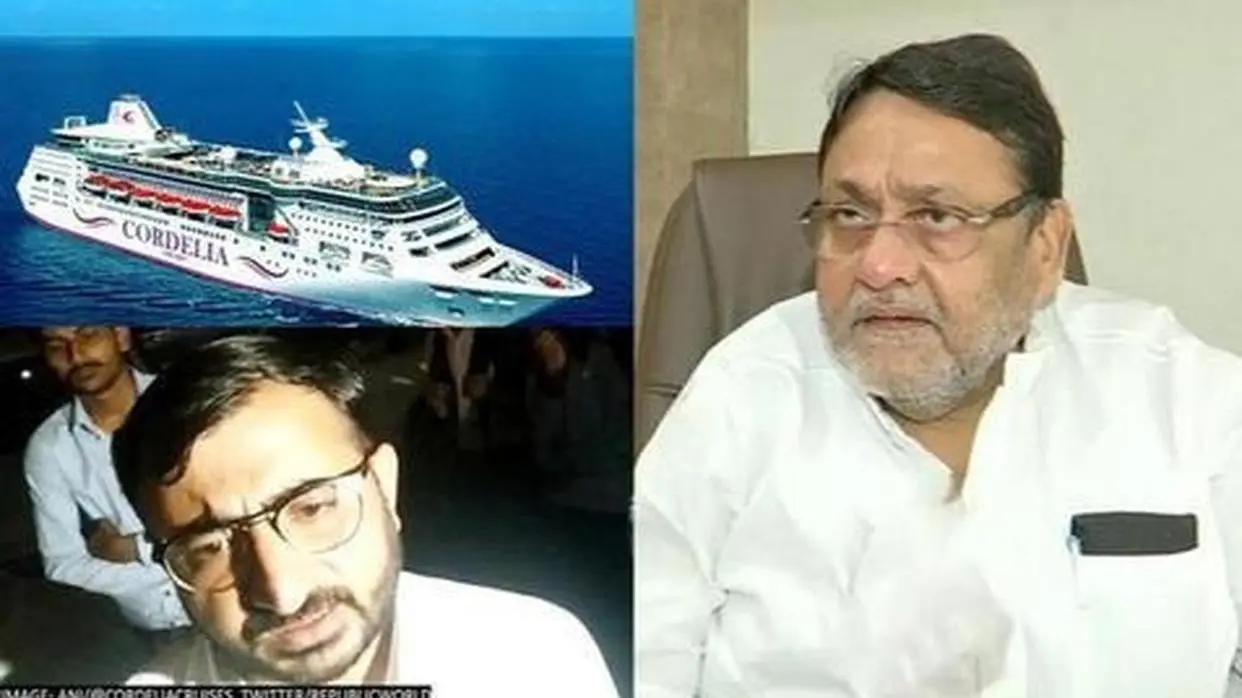 मुंबई क्रूज ड्रग्स: एनसीबी के गवाह भानुशाली ने 'भाजपा लिंक' से किया इंकार; बोले- 'एक जिम्मेदार नागरिक का निभाया फर्ज' Image: ANI/Twitter/Republic World