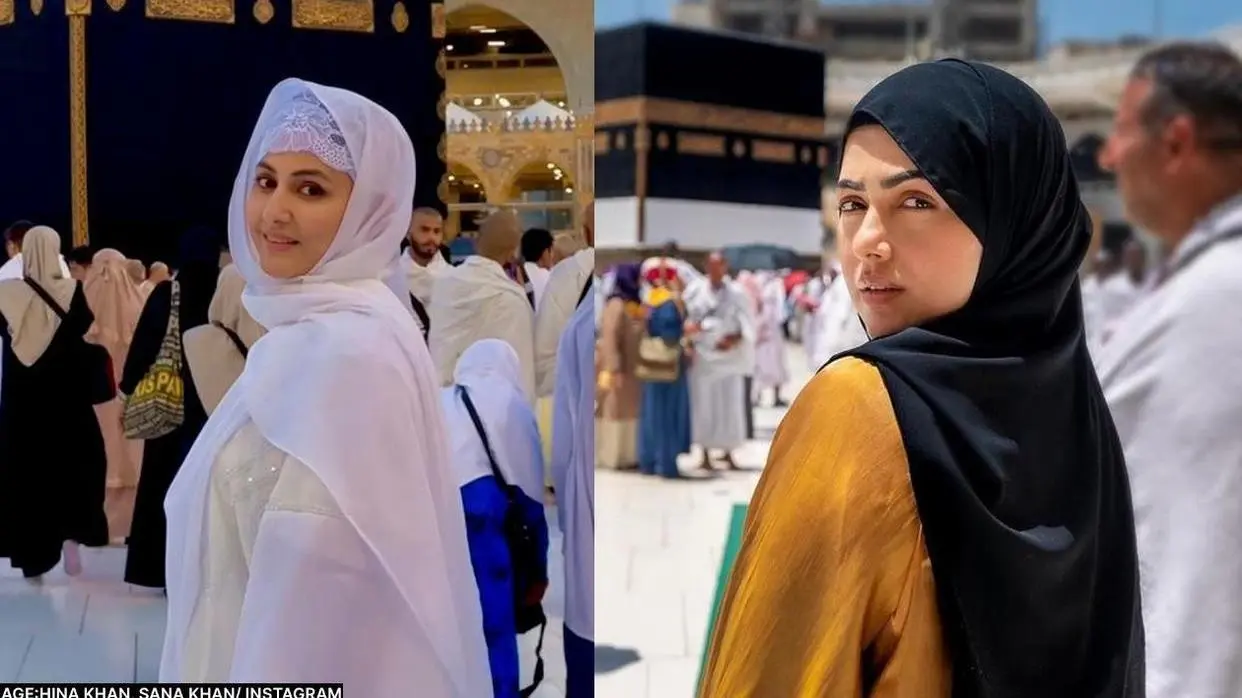 Hina Khan, Sana Khan instagram